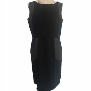 DANA Buchman Black Gray Navy Dress 12